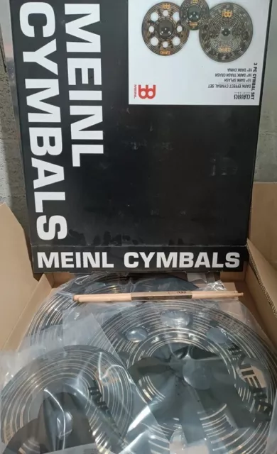 🥁 [NEUF] Set de Cymbales Meinl Classics Custom Dark