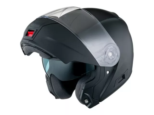 iXS Casco Pieghevole Hx 325 Nero Opaco Casco Moto IN Policarbonato