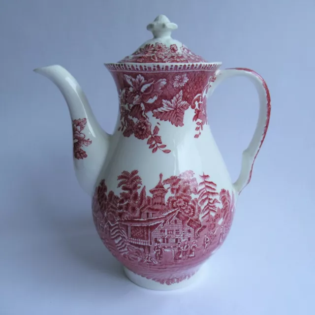 Vintage Enoch Wedgwood Avon Cottage Ceramic Coffee Pot (Tea Film Prop)