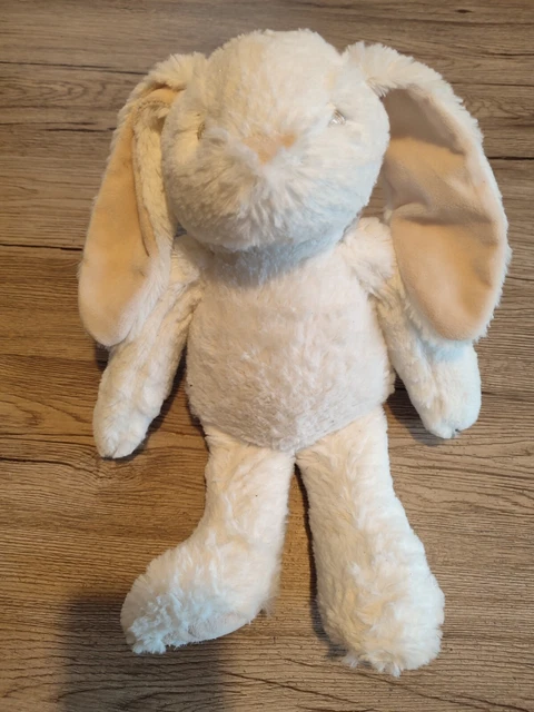 doudou peluche ATMOSPHERA KIDS lapin blanc 39cm