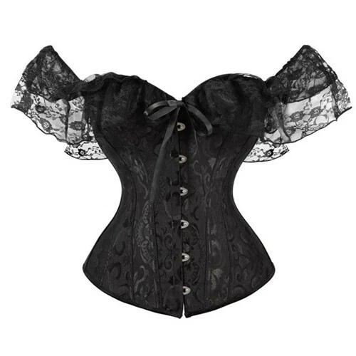 EXPÉDIÉ DE PARIS Bustier Top Corsage Lacets Serre Taille Femme