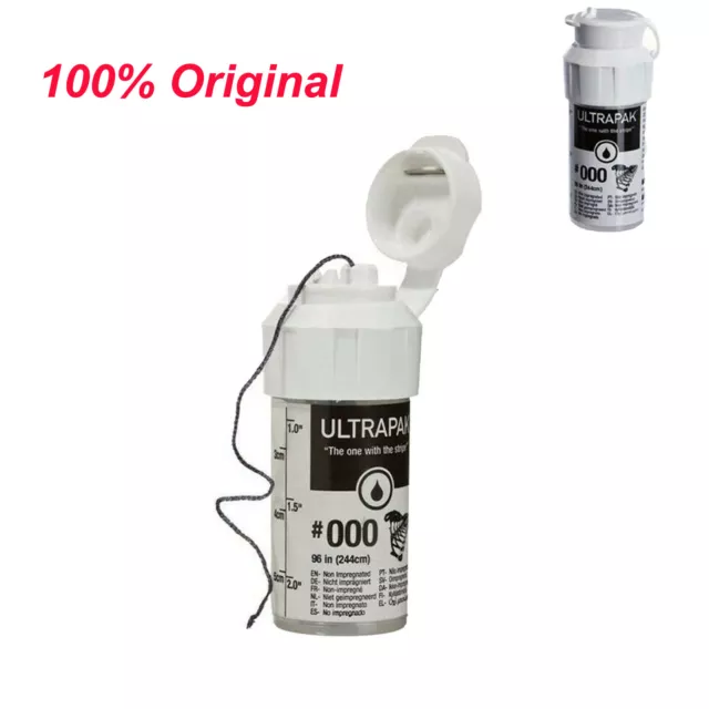 1 Bottle Size 000 Ultradent Ultrapak Dental Gingival Retraction Knitted Cord