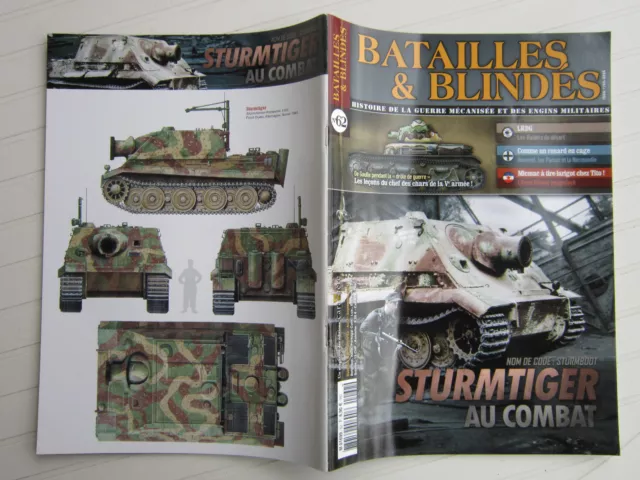 BATAILLES et BLINDES N° 62 /Sturmtiger au combat/Rommel,panzer et Normandie/ 2