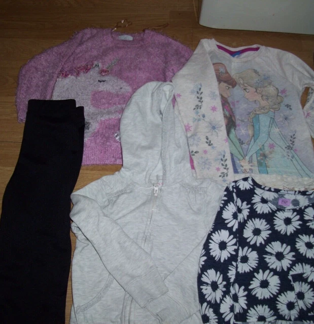Girl's bundle  clothing.Age 6-7 years.Trousers, tops,hoodie,jumper.Free Postage! 2