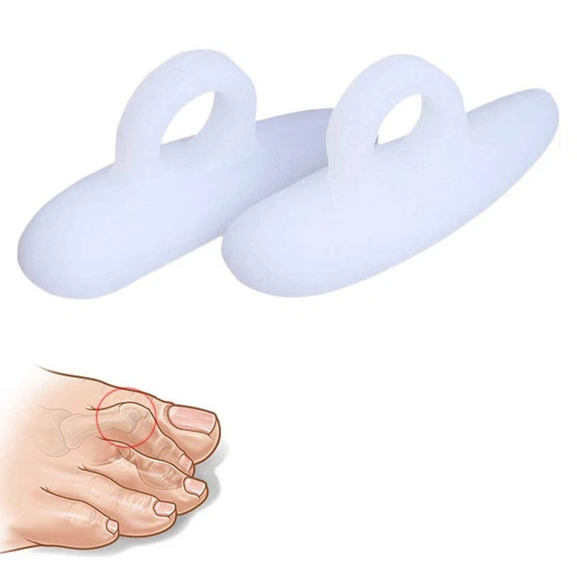 1Pair/2Pcs Gel Hammer Toe Crest Pads - Right and Left Soft Silicone Hammertoe...