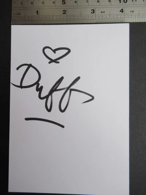 Duffy Welsh singer-songwriter  original  Autograph