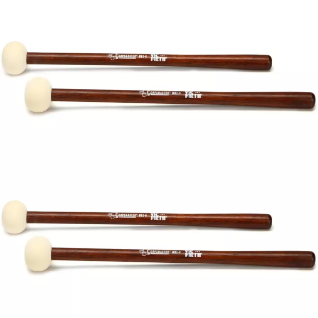VIC FIRTH - MB2 H - Corpsmaster Marching Bass Mallets -- large head -- hard  $20.00 - PicClick