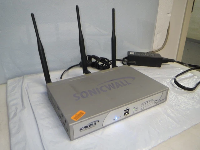 SonicWall NSA 220W APL24-08F Firewall Network Security Appliance w/Adapter