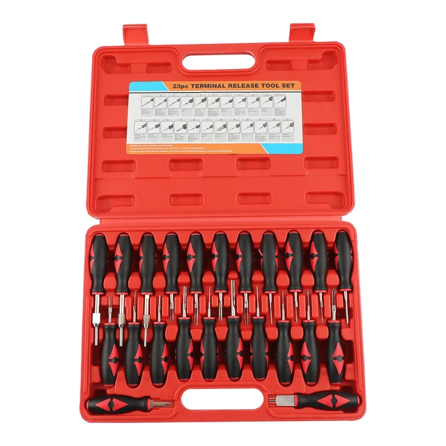 Kit 76 Pièces Outils De Retrait De Bornes Électriques - Extracteur Connecteur Voiture Avec Étui