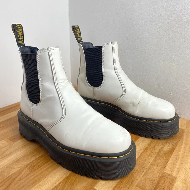 White dr martens size hot sale 5