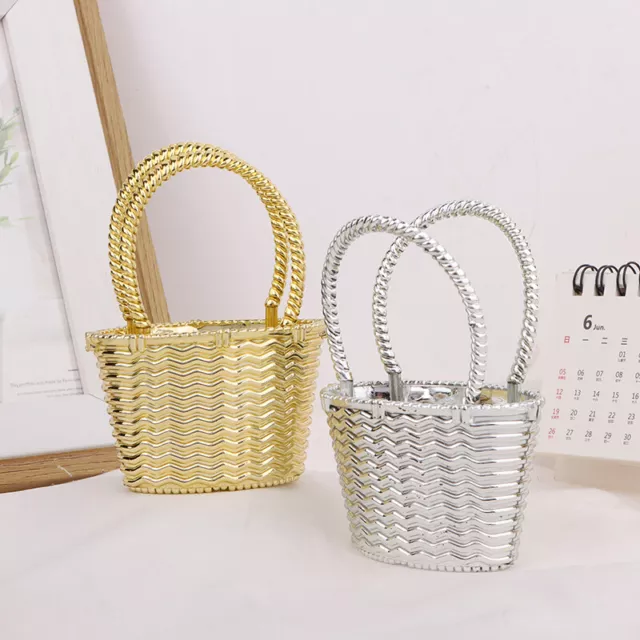 Hand Basket Wedding Candy Box Gift Case Home Table Candy Container Decor Ni