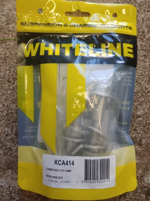 Whiteline Suspension Front Camber Geometry / Tracking Adjustment Bolt Kit KCA414