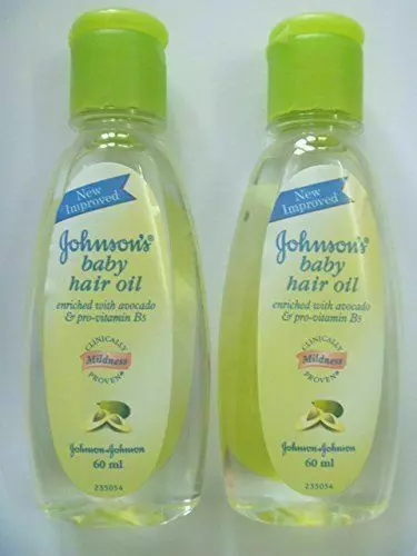 2 X Johnson's Huile capillaire pour bébé non grasse Avocat Pro-Vitamine B5...