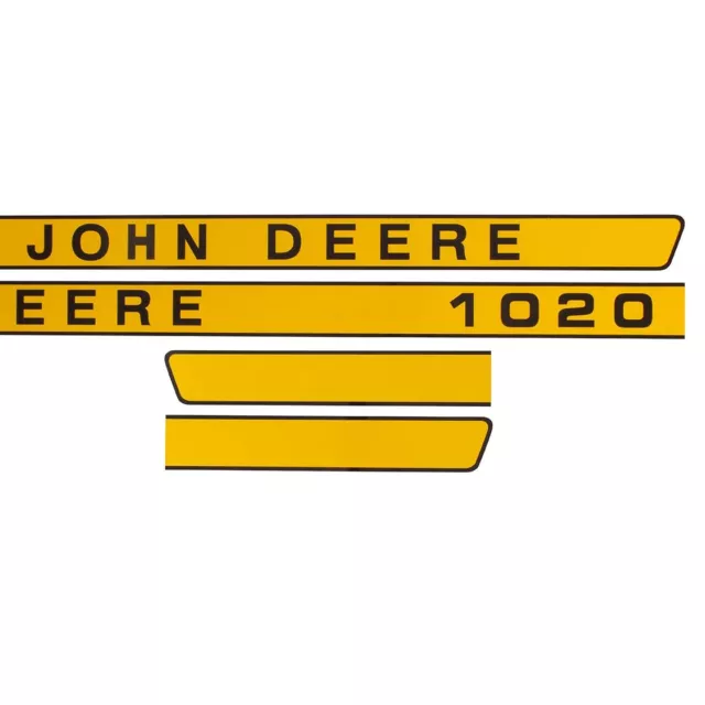 Aufklebersatz John Deere 1020 Aufkleber Trecker Traktor Motorhaube Schlepper NEU