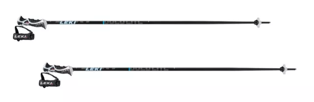 LEKI Bold Lite S Skistöcke 65067432 Alpin Ski Stöcke, schwarz/blau - 110 - 135cm