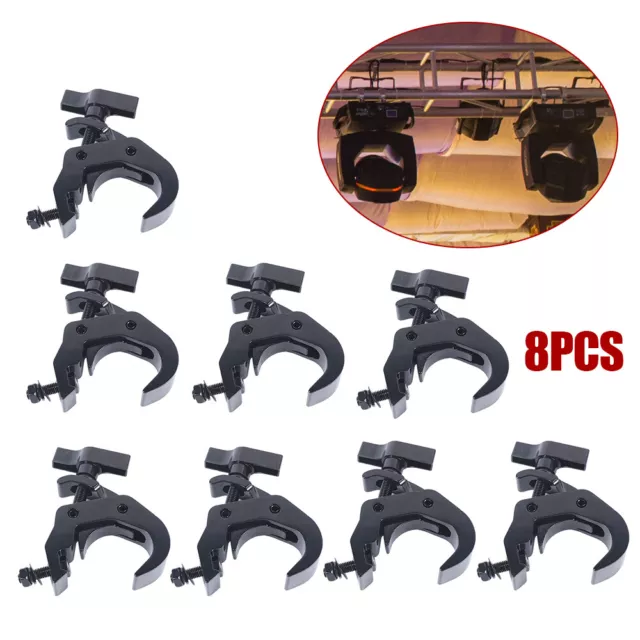 8 Pcs Stage Lighting Clamp Truss Bracket Hook Clamp For Dj Projector Bar Light