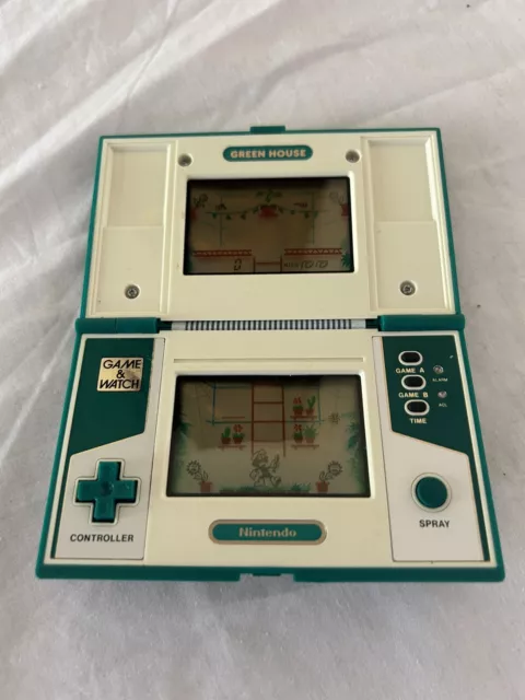 Nintendo Game & Watch Game - GREEN HOUSE  **2 NEW BATTERIES**