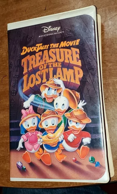 Ducktales The Movie Treasure Of The Lost Lamp Vhs DUCKTALES THE MOVIE: Treasure of the Lost Lamp (VHS, 1991, Disney) EUR