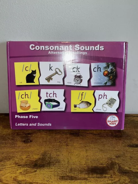 Smart Kids letters & Sounds phonics Consonant Alternative Spellings Puzzles