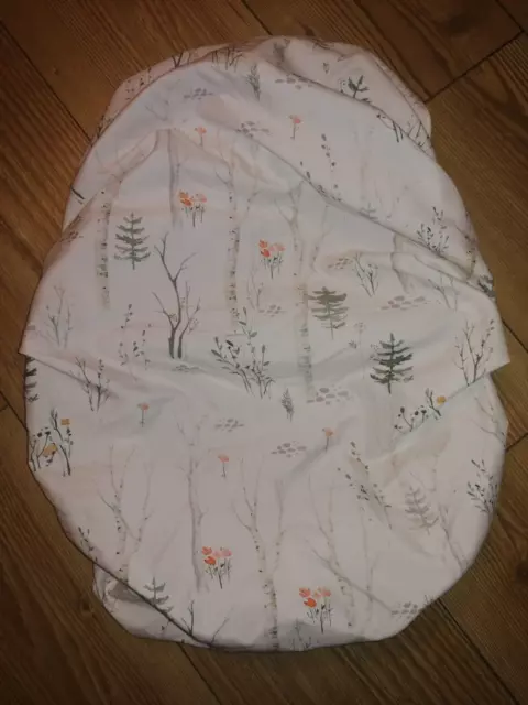 Baby Bettlaken Spannbetttuch GLLQUEN NEU Stubenwagen Bett Bezug Bäume Wald Muste