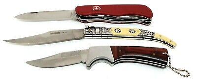 Ausonia LOTTO 3 coltello da collezione SVIZZERO coltellino HEXING 200 vintage AUSONIA 