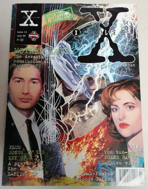 MAGAZINE - The X-Files Manga UK Comic Issue #14 July 1996 Mulder & Scully  VG