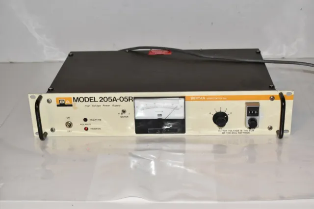 Bertan High Voltage Power Supply Model 205A-05R (Dq188)
