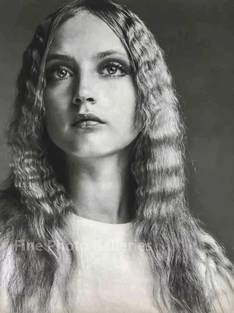 1969 INGRID BOULTING Actress Model Ballerina By RICHARD AVEDON Duotone Photo Art
