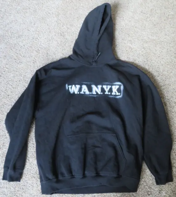 Slipknot W.A.N.Y.K.   XL Black Hoodie With Pockets Graphics Front And Back WANYK
