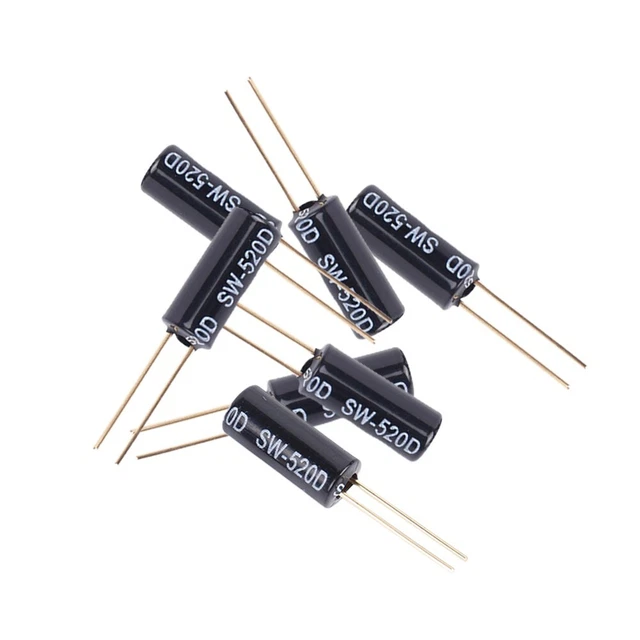 Interrupteur de vibration SW520D à vendre pack de 20 détecteurs inclinés type