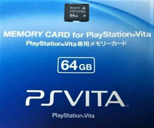 SONY GENUINE Playstation PSV PS Vita Memory Card 64GB Formatted and confirmed