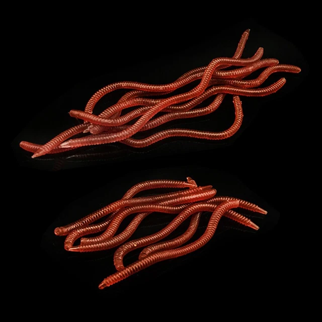 50 pezzi da 5 cm Tesce di pesca in plastica morbida esca T