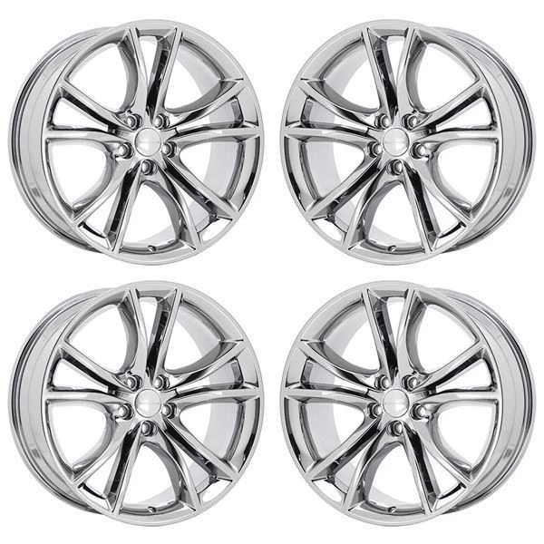 20& DODGE CHARGER PVD Bright Chrome Wheels-C Rims Factory OEM 2545 ...