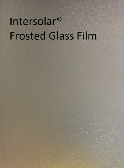 white Frosted Glass Film Window Tint Privacy no glue need technology Intersolar®