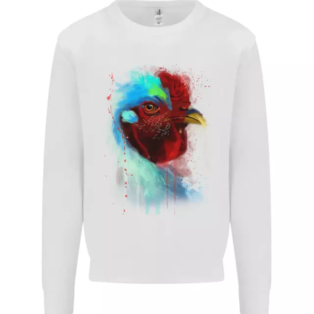 Un Acquerello Di Pollo Uomo Felpa Maglioncino