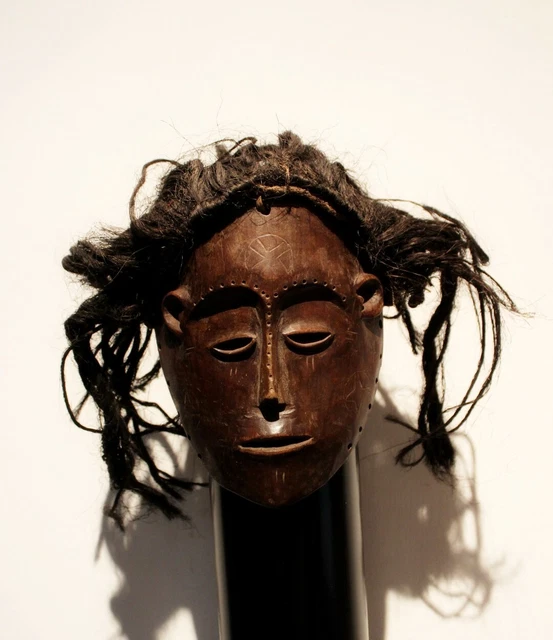 ZAMBIA old african mask ancien masque afrique LUVALE africa afrika maske