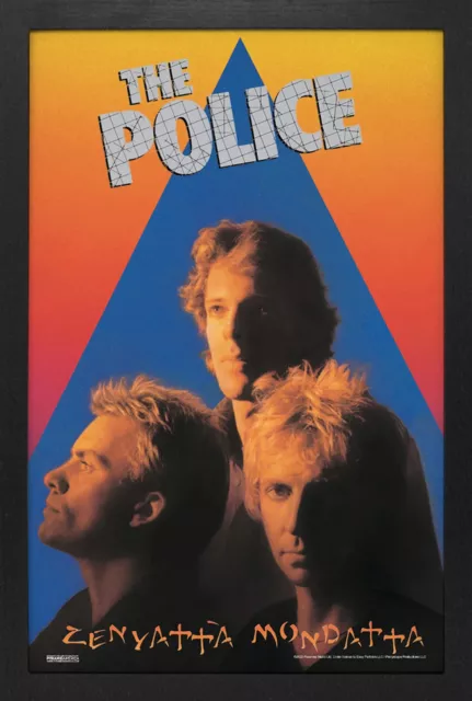 THE POLICE ZENYATTA MONDATTA 12x18 FRAMED POSTER REGGAE ROCK MUSIC STING ICONIC!
