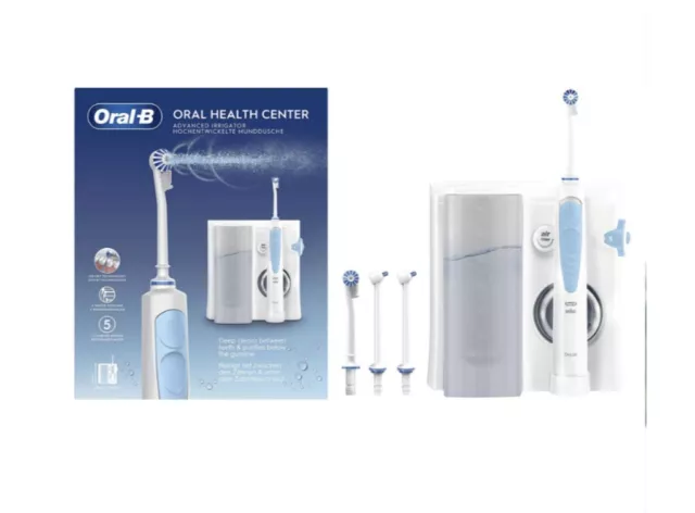 Oral-B Idropulsore Health Center Avanzato con 2 Beccucci Oxyjet 2 Beccucci Nuovo