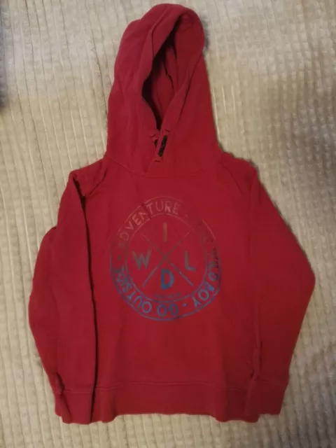 Tom Tailor Hoodie Kapuzen Pullover für Jungen oder Mädchen 128/134 ROT