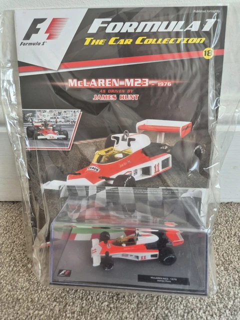Maquette McLaren M23 F1 1976 De James Hunt (Altaya) - Échelle 1/24, Neuve Avec Fascicule
