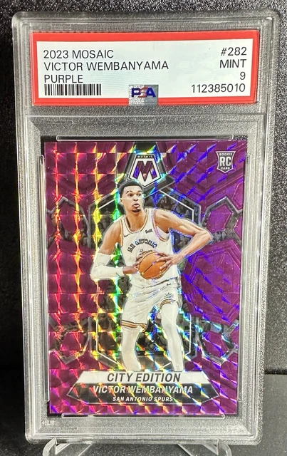 Most Valuable 2023 Panini Mosaic Victor Wembanyama Rookie Card #282 - PSA  10 Gem Mint Grade PSA 10 Basketball Card
