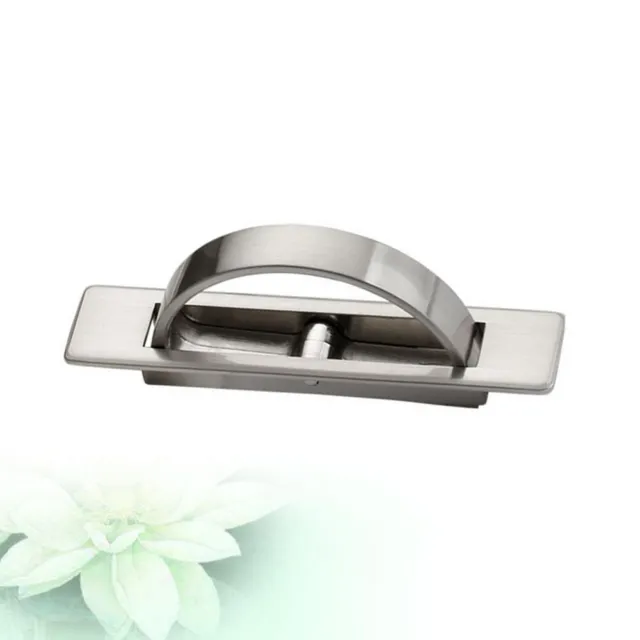 2 Pcs Drawer Handle Invisible Cabinet Grip Concealed Cupboard