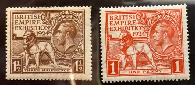 GB 1924 King George V British Empire Exhibition Stamps SG430/431 UMM *FREE POST*