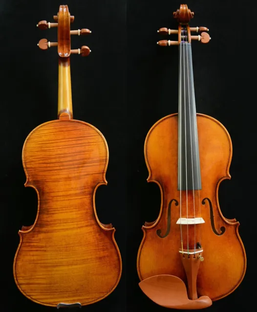 Master Level Violin Stradivari 1716 Messiah Violin 1-PC Back European Wood