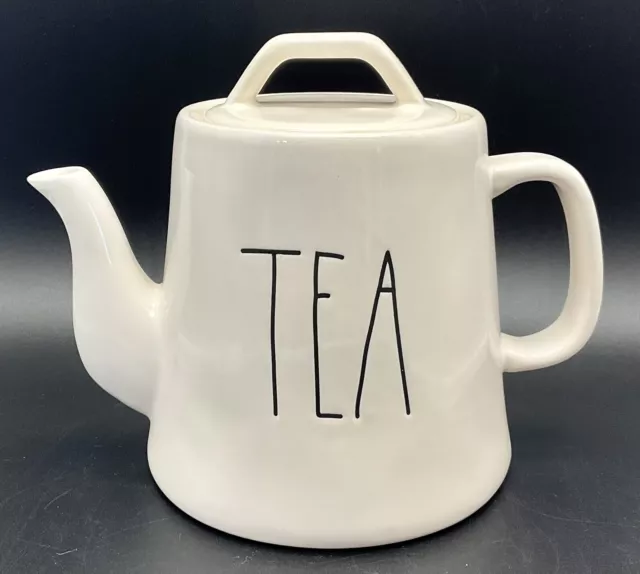 Rae Dunn  TEAPOT   Artisan Collection By Magenta  Ceramic White