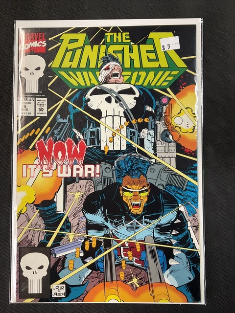 The Punisher: War zone August #6 1992 Marvel Comic 🔮