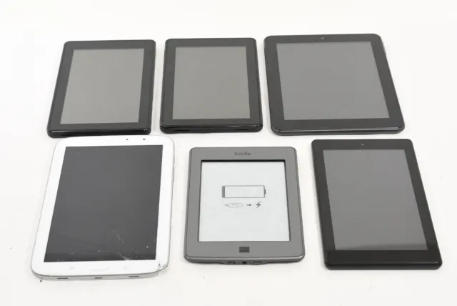 Mix Lot of 6 Tablets for PARTS OR REPAIR