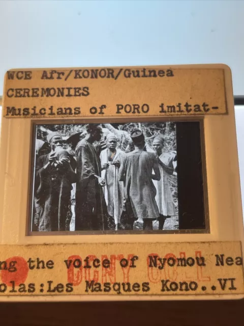 Dan Konor “Poro Musicians” Ivory Coast African Tribal Art 35mm Slide