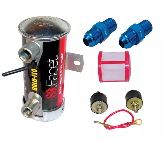 Facet Haut Rouge Cylindrique Kit Pompe Carburant ( Jic 6 Embout) (480532-JIC)