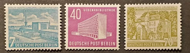 Berlin MiNr. 121-123 Berl. Bauten postfrisch u. tiefst gepr. Schlegel BPP ( A44)